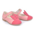 Printemps enfants filles mode bunny princesse chaussures en cuir fabriqués en Chine